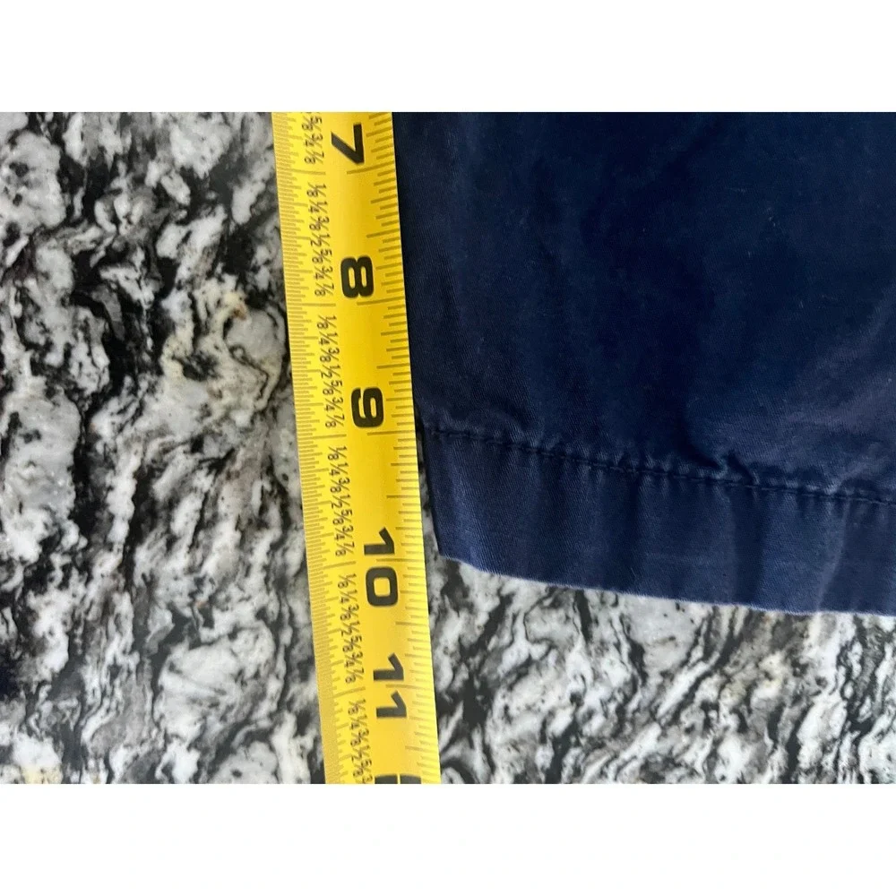 Gap Kids Boys Navy Blue Chino Shorts Elastic Waist Size 10 Regular
